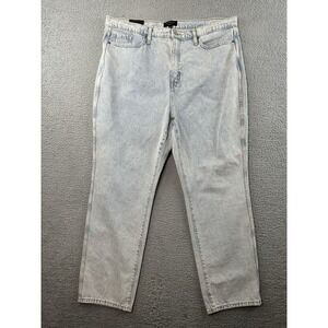 Banana Republic Jeans Womens 35/20 Tall Blue High Rise Straight 40x32 Light NWT